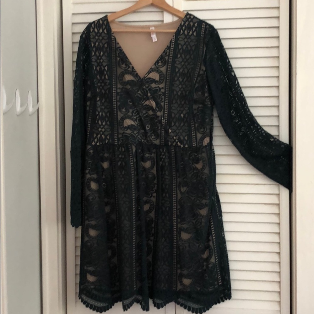 Emerald Lace Dress
